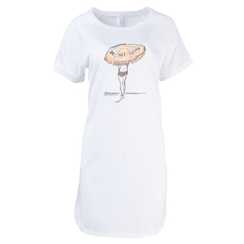 Louis & Louisa, Nachthemd, Sonnenschirm, do not disturb, weiß gelb